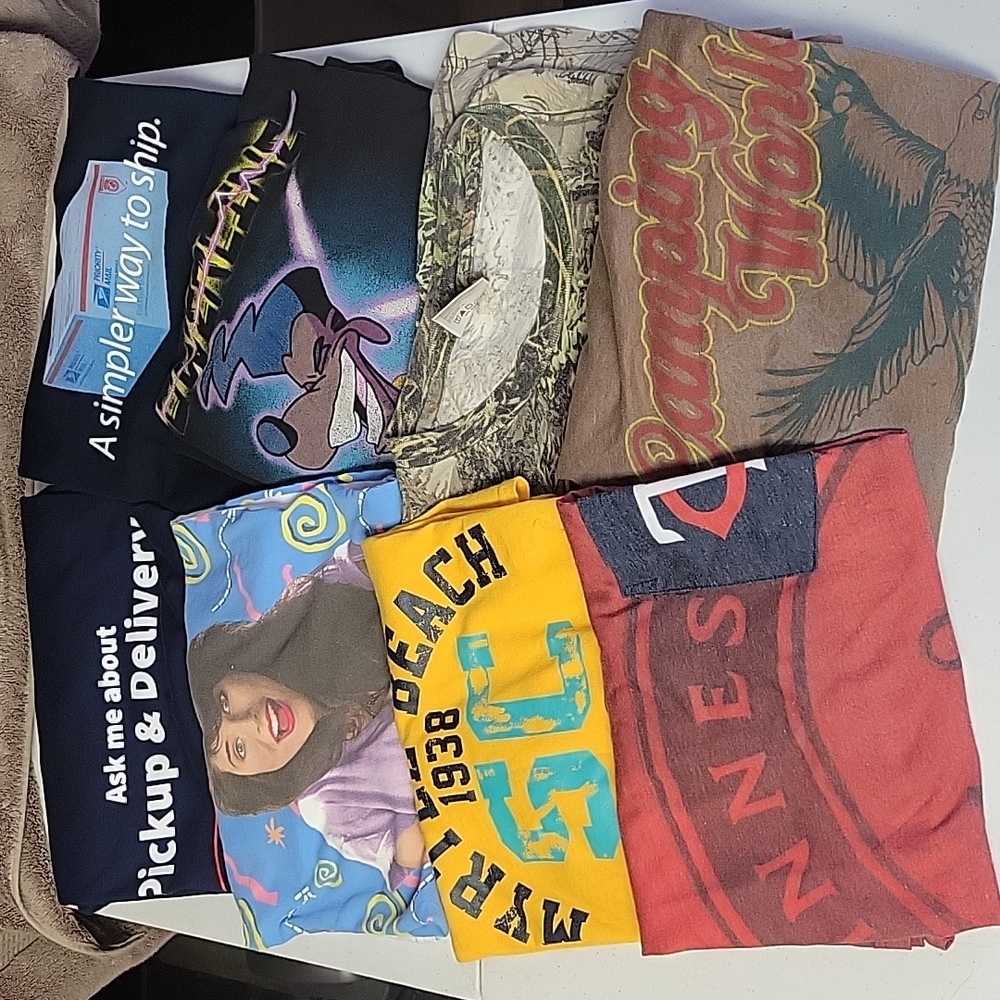 Grandfather Shirts Size XL Work n Play Graphic Tshirt Bundle